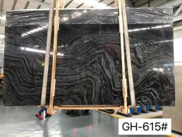 Black Wooden Marble