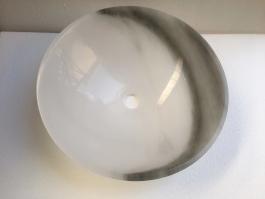 White Cloud Onyx round basin