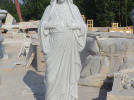 White marble Goddess stone tatue