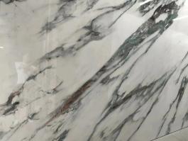 Marble look sintered stone slab