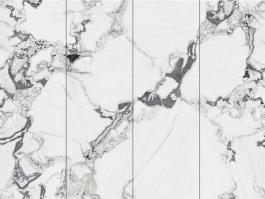 Dover White marble lookin sintered stone slab