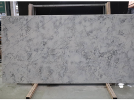 Marble look quartz slab
