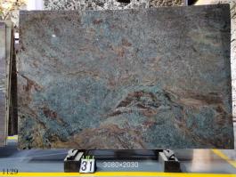 Amazon Blue quartzite slab
